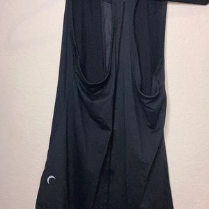 Black Effortless Tank- Long